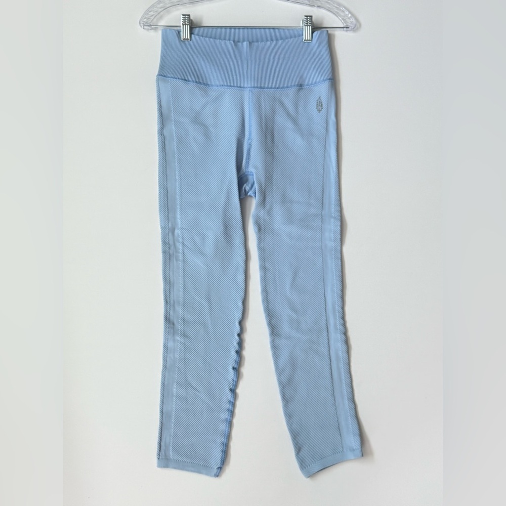 FP Movement Blue Leggings with Elastic Waistband - NWOT